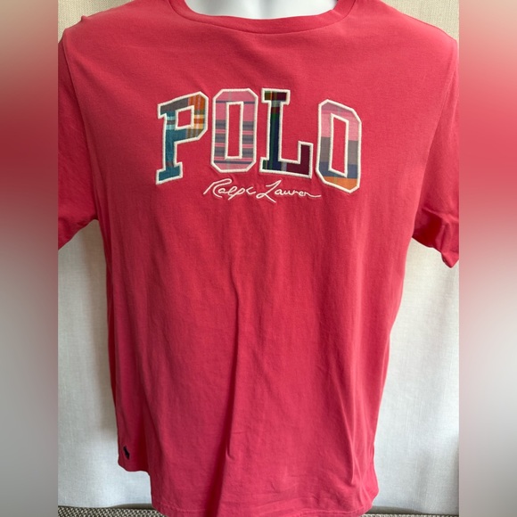 Ralph Lauren Boy's Pink Graphic Tee - Picture 1 of 5